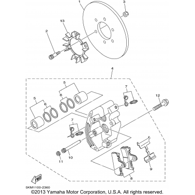 Rear Brake Caliper