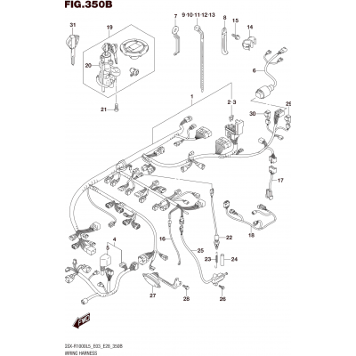 WIRING HARNESS (GSX-R1000L5 E28)