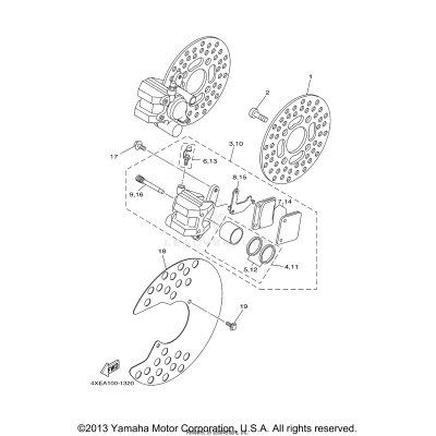FRONT BRAKE CALIPER
