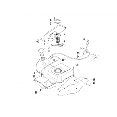 GAS TANK ASSEMBLY