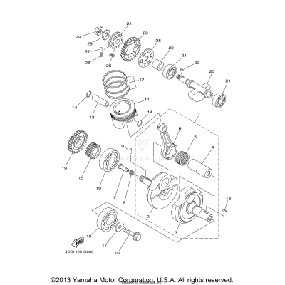 CRANKSHAFT PISTON