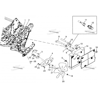 Cooling System Sport 400L (4940124012B012)