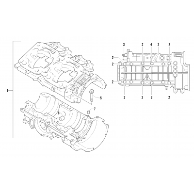 CRANKCASE ASSEMBLY