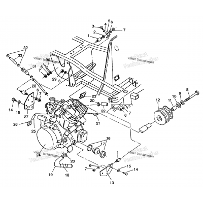 Engine Mounting 6X6 350L