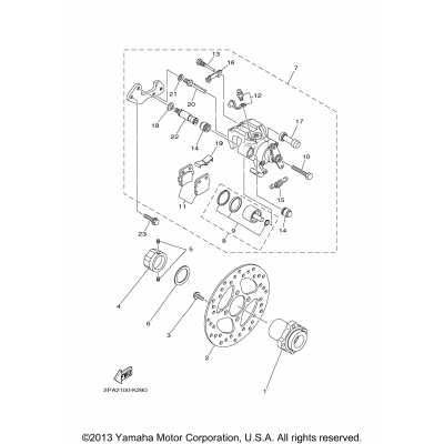 Rear Brake Caliper