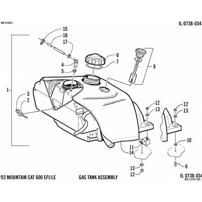 GAS TANK ASSEMBLY