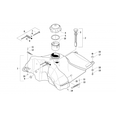 GAS TANK ASSEMBLY