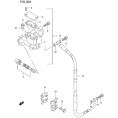 FRONT MASTER CYLINDER (MODEL X/Y)