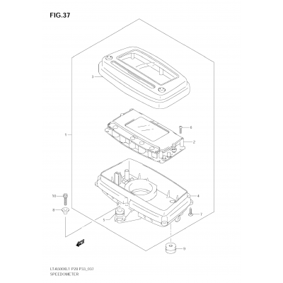 SPEEDOMETER (LT-A500XZ L1 E33)