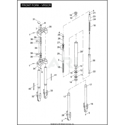 FRONT FORK - VRSCR