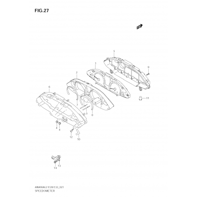 SPEEDOMETER (AN400A L2 E33)