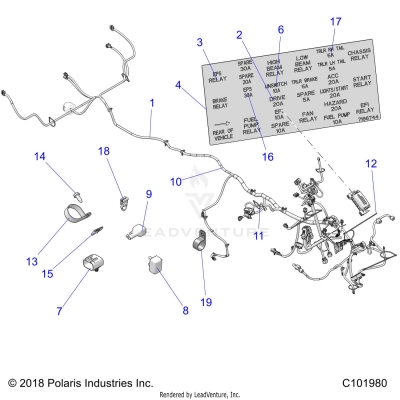 ELECTRICAL, HARNESS - A19S6E57F1/FL [C101980]