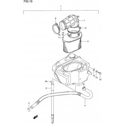 AIR CLEANER (REAR)