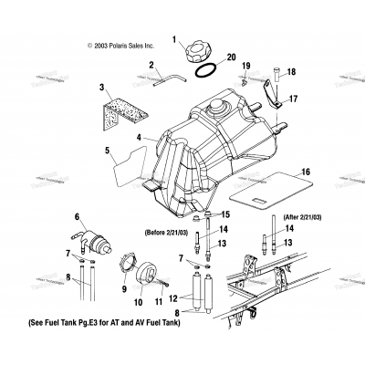 Fuel Tank A04ch68ac/Af/Ah/Aj