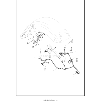 TAIL LAMP (EXCEPT CANADA) AND TURN SIGNAL, REAR