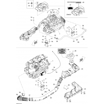 Engine And Air Intake Silencer