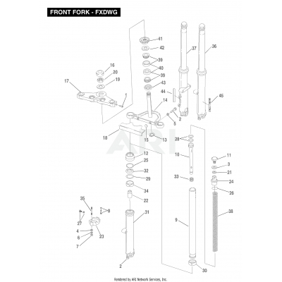 FRONT FORK - FXDWG