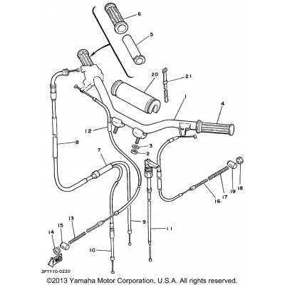 Steering Handle Cable