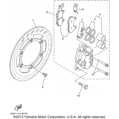 Front Brake Caliper