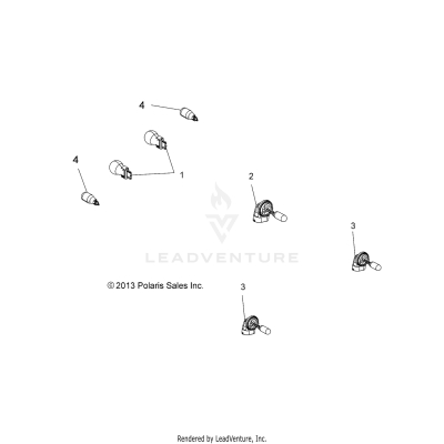 ELECTRICAL, BULBS - A20SUE57D5 (49ATVBULBS14570UTE)