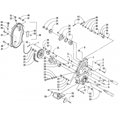 DRIVE/DROPCASE ASSEMBLY