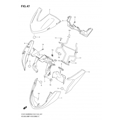 HEADLAMP HOUSING