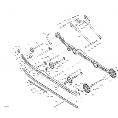 08- Suspension, Rear - Lower Section - RE 3900 - SKU SELM