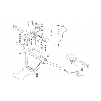 HANDLEBAR AND CONTROLS