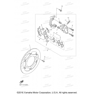 Front Brake Caliper