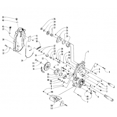 DRIVE/DROPCASE ASSEMBLY