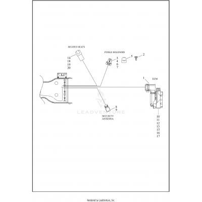 WIRING HARNESS, MAIN - FLHTCUTGSE (4 OF 9)