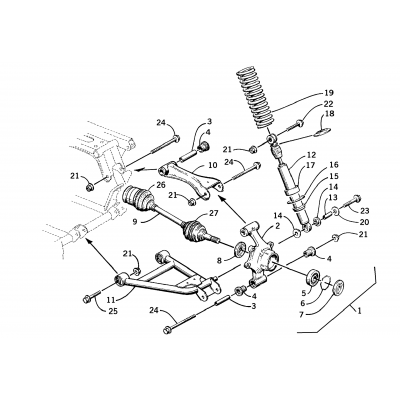 REAR SUSPENSION ASSEMBLY