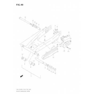 REAR SWINGING ARM