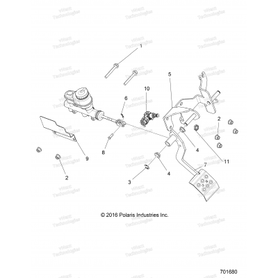 Brakes, Pedal & Master Cylinder Mounting