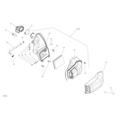 02- Air Intake - Engine - Air Filter - Air Box