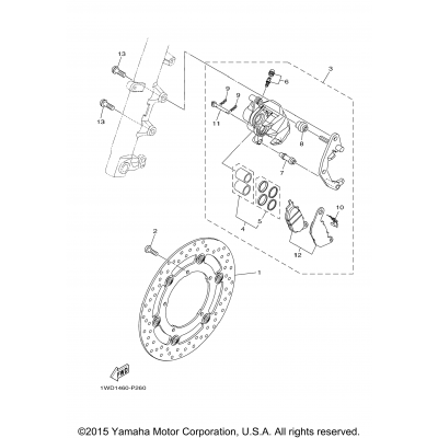 Front Brake Caliper