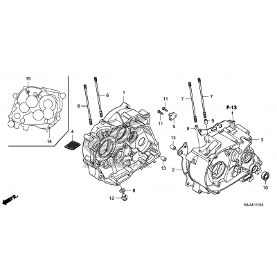 CRANKCASE (CRF100F)