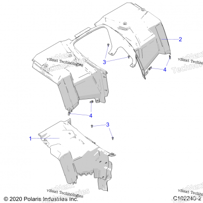 Body, Rear Rack & Box Side Rails