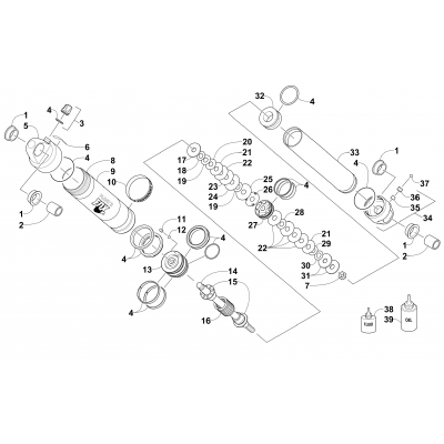 FRONT SUSPENSION SHOCK ABSORBER