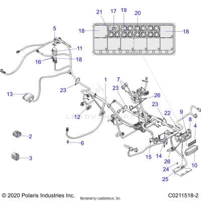 ELECTRICAL, HARNESS - A25SVE95PG (C0211518-2)