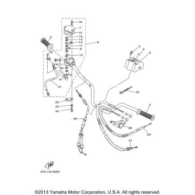 Steering Handle Cable