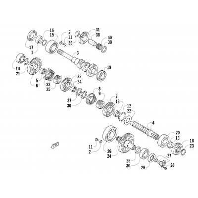 SECONDARY TRANSMISSION ASSEMBLY