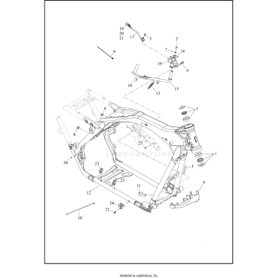 FRAME AND JIFFY STAND