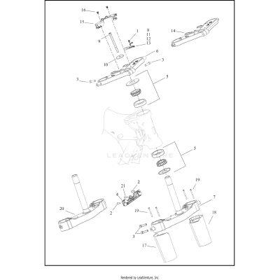 FORK BRACKETS, FRONT