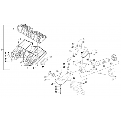 AIR SILENCER ASSEMBLY