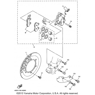 Front Brake Caliper