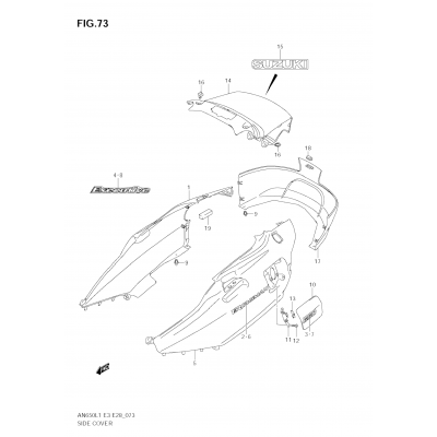 SIDE COVER (AN650A L1 E33)