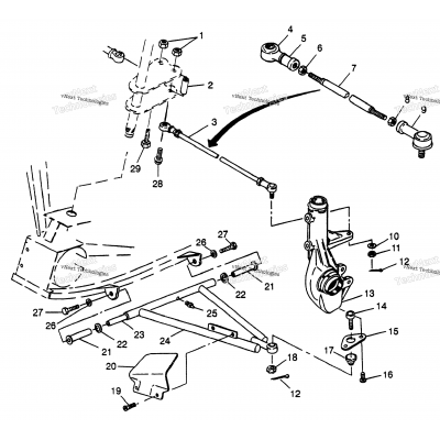 Aarm/Strut Mounting Scrambler 400L