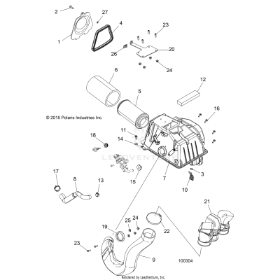 ENGINE, AIR INTAKE - A19SXN85A8 [100304]