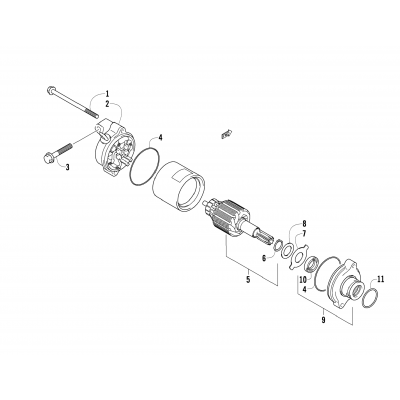 STARTER MOTOR ASSEMBLY